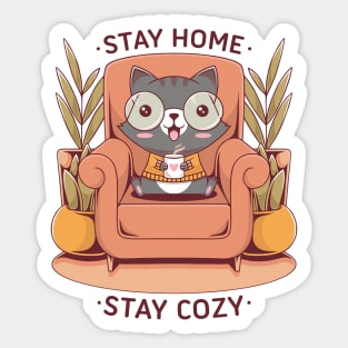 Stay Cozy Sticker